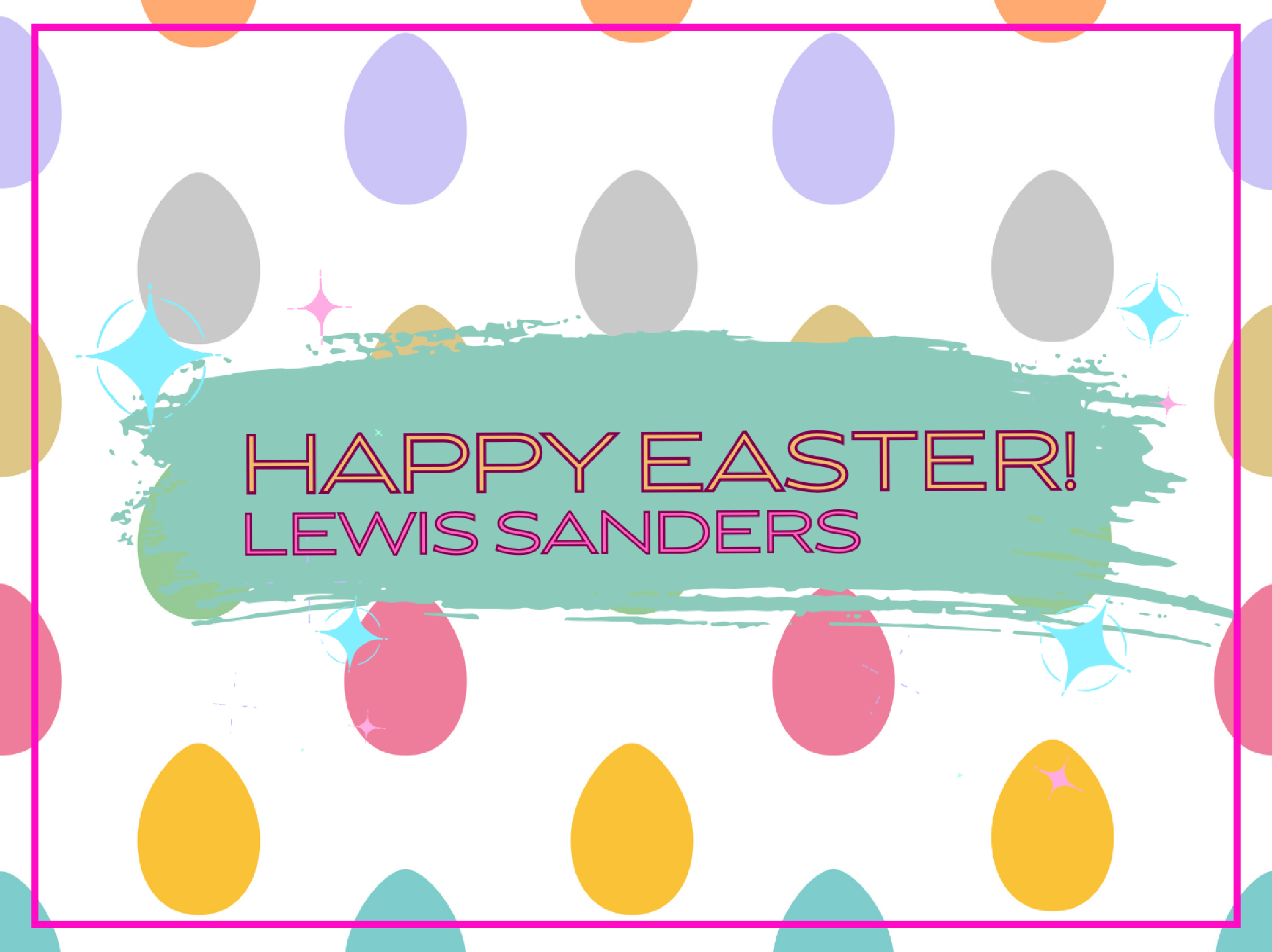 Happy Easter from Lewis Sanders WS Banner v1